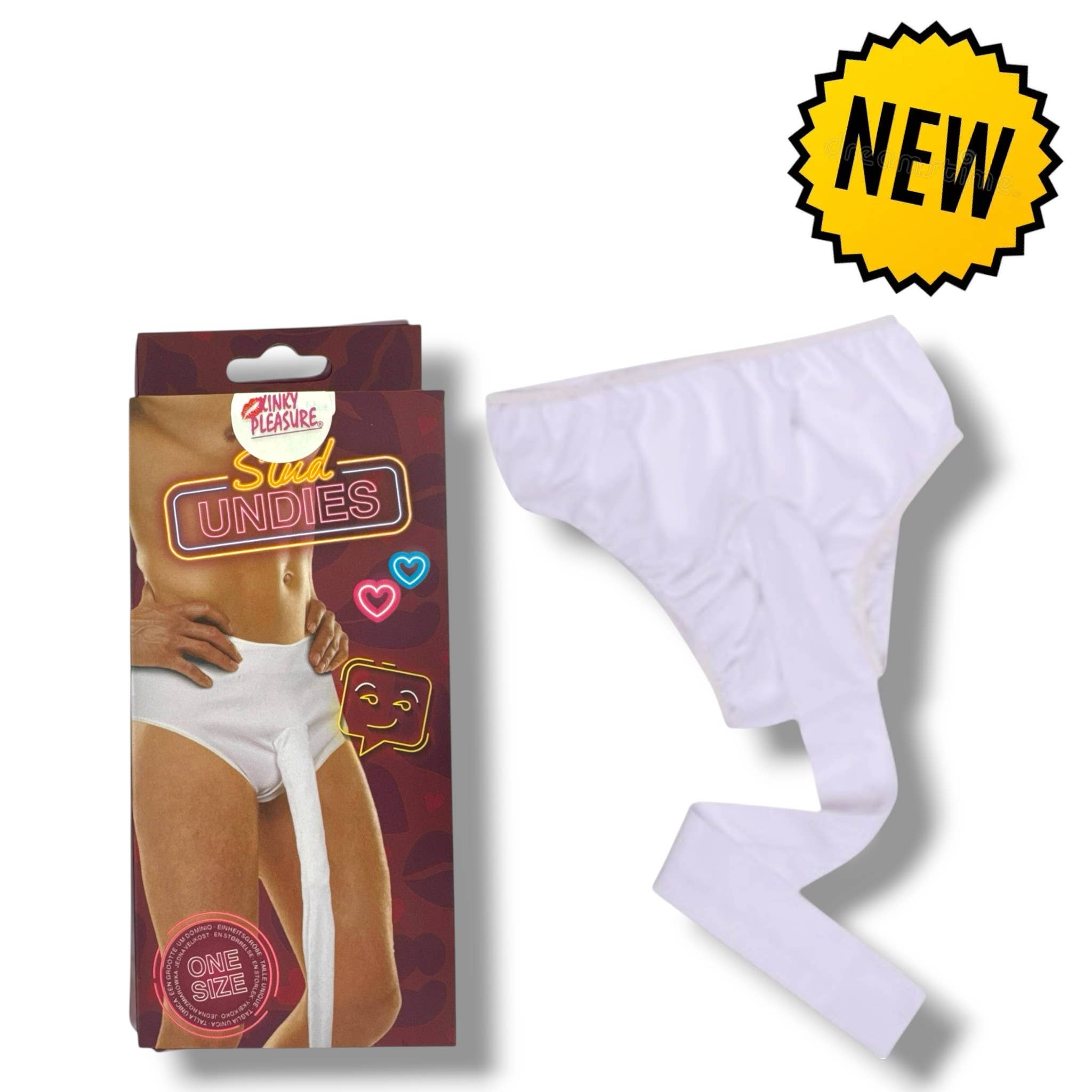 Kinky Pleasure - Wholesale Gag Gift/Novelty Gift - Kinky Pleasure - OB140 - Fake Willy Underpants – One Size – X Material – In Gift Packaging0