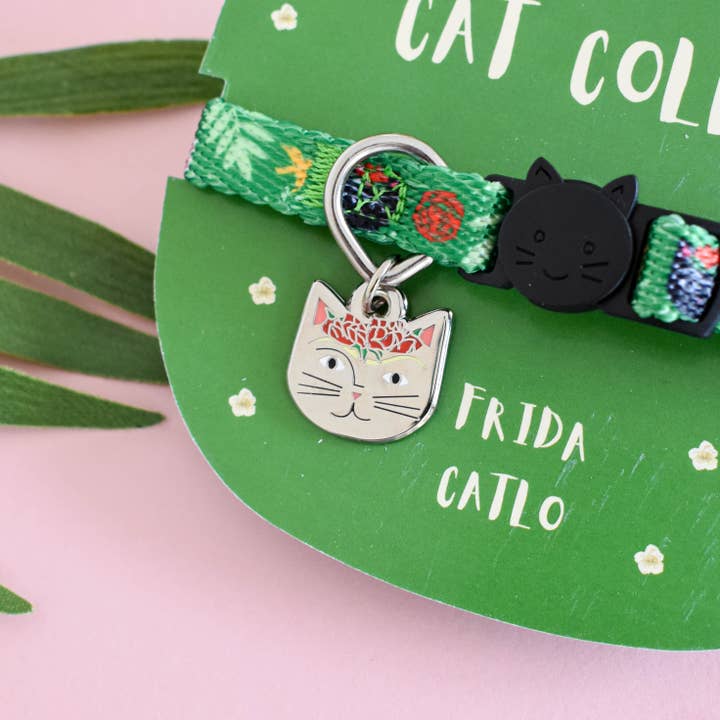 Niaski - Wholesale Pet Collar - Cat - Frida Catlo Artist Cat Collar