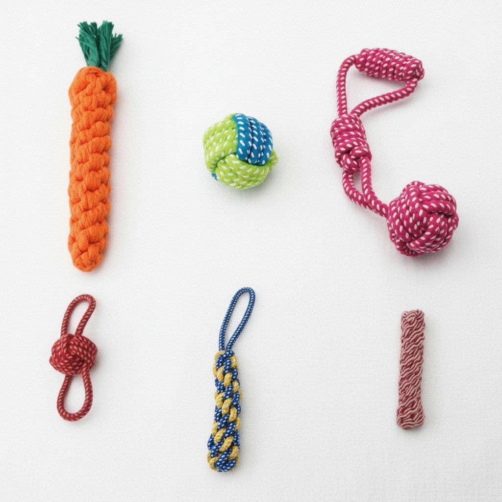 kapeit - Wholesale Pet Toy - Cat/Dog - Durable Cotton Rope Knot Toy for Dogs1