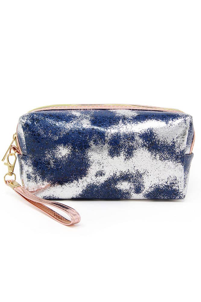 Hana - Wholesale Pouch - Women's - Lurex Ombre Gold/Silver Foiled Pouch3