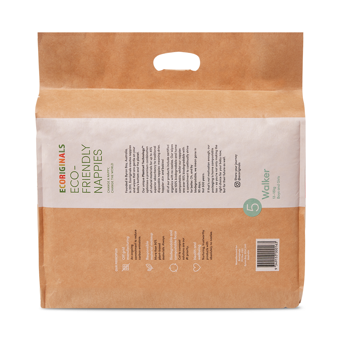 Ecoriginals - Wholesale Nappy (cloth) – Baby - 1 Case (6 Packs) of Ecoriginals Eco Plant-Based Nappies20
