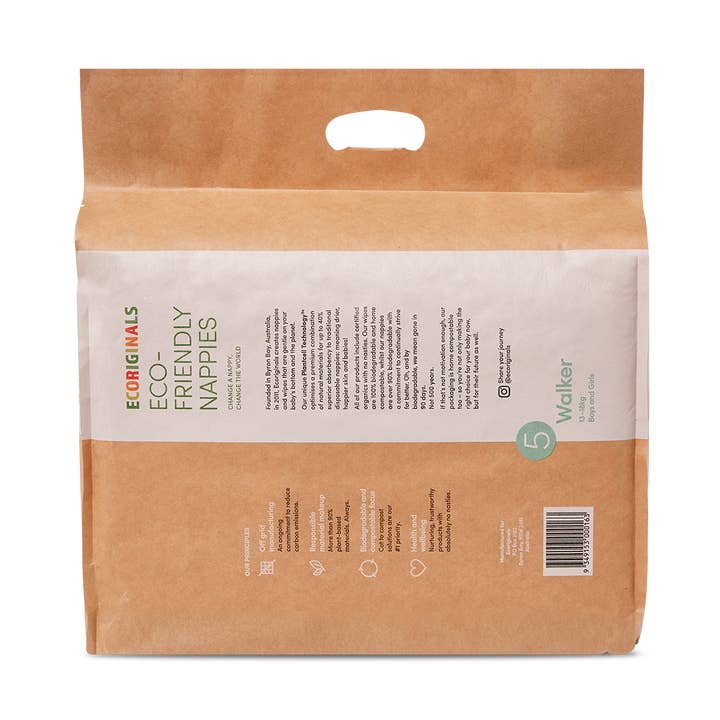 Ecoriginals - Wholesale Nappy (cloth) – Baby - 1 Case (6 Packs) of Ecoriginals Eco Plant-Based Nappies20