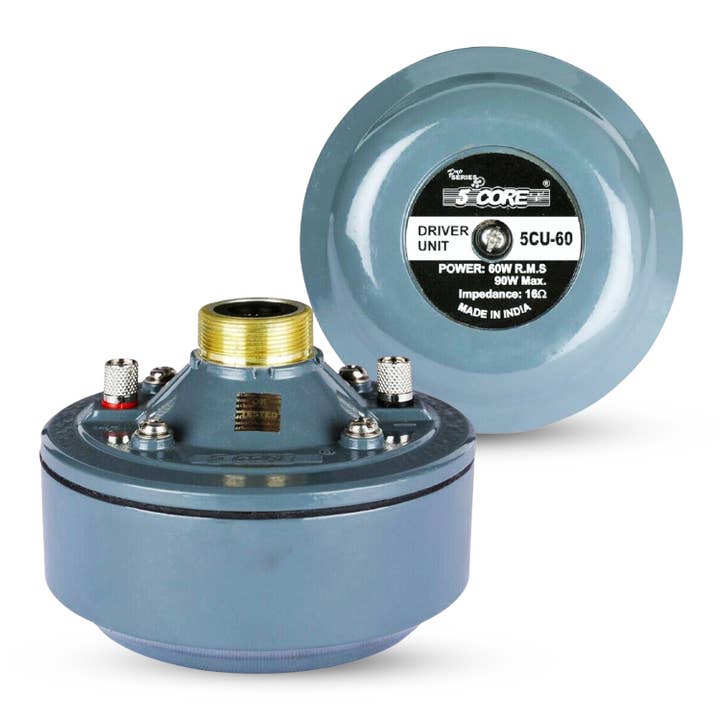 5Core Compression Driver Tweeter Diaphragm 600W Twist Horn for wholesale by K Cube Inc