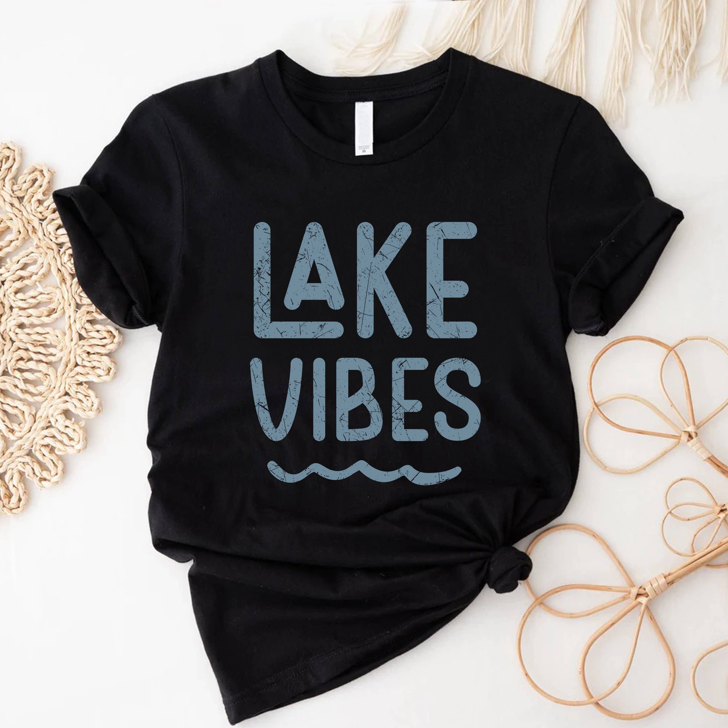 STARCHIS - Wholesale T-shirt met print - Dames - T-shirt met grafische print - Lake vibes0