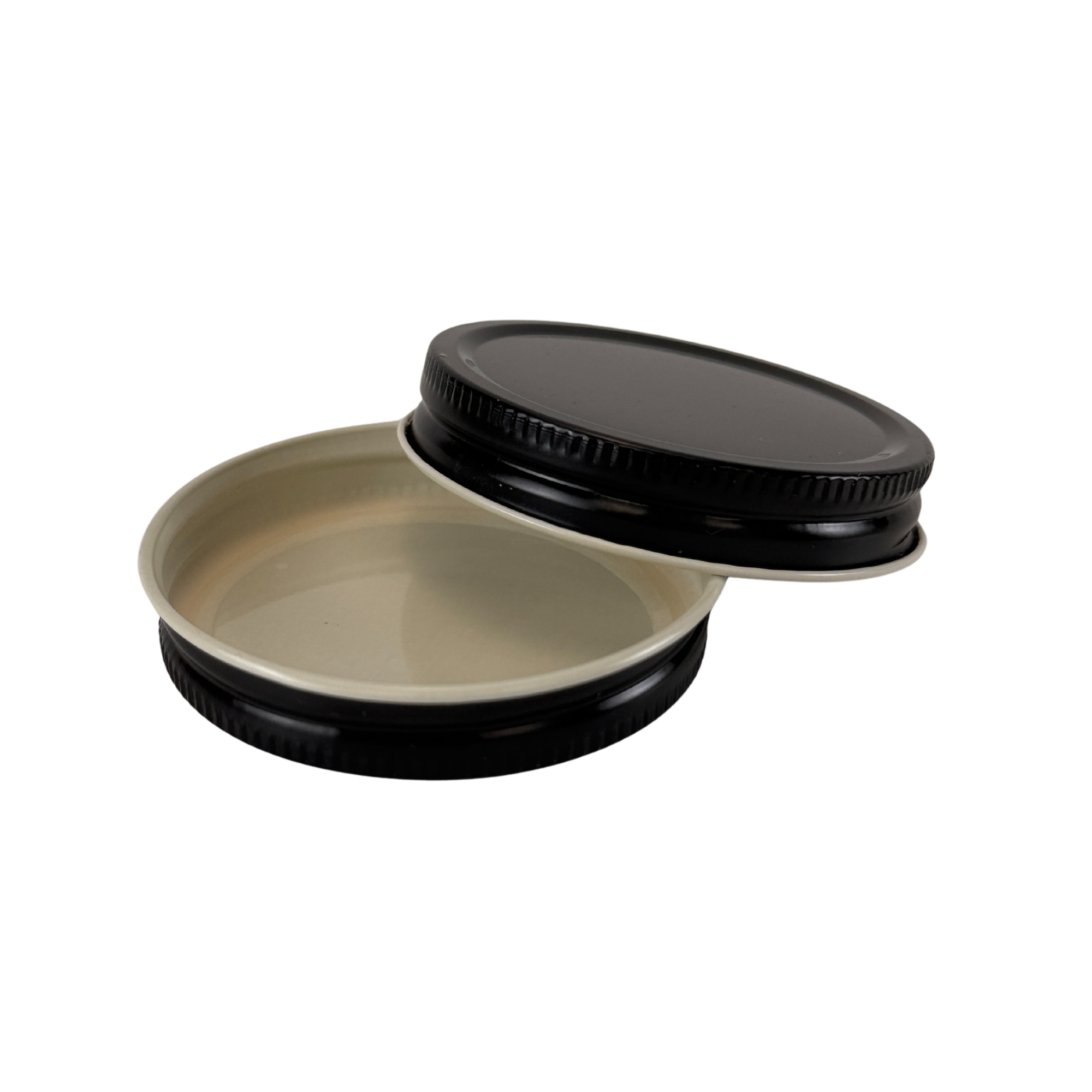 The Bottle Shoppe - Vendita all'ingrosso Barattoli - Vasetto in vetro ambrato da 4oz con coperchio in metallo nero e plastisol4