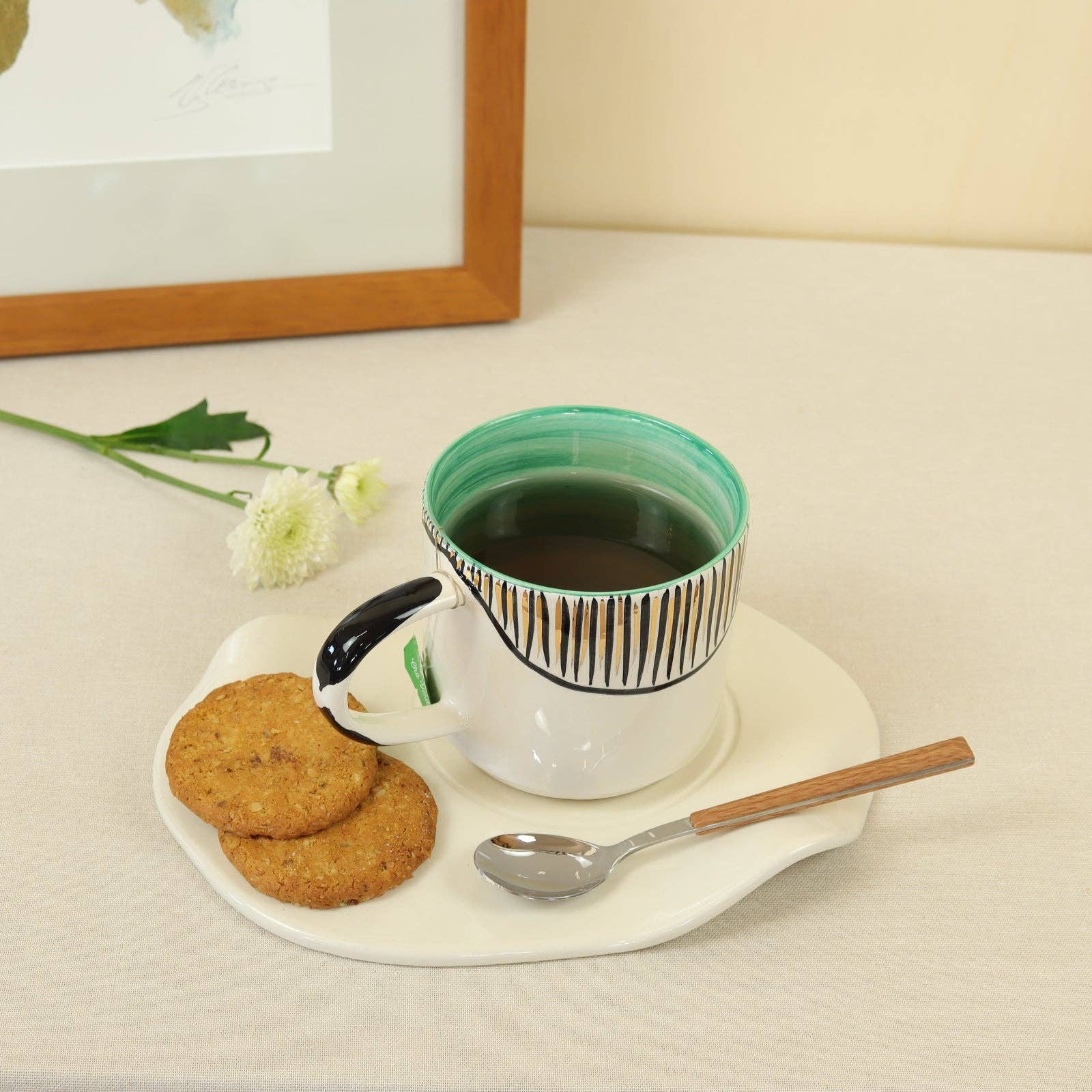 Atelier nelson gomes - Wholesale Coffee Mug - black abstract mug 63210