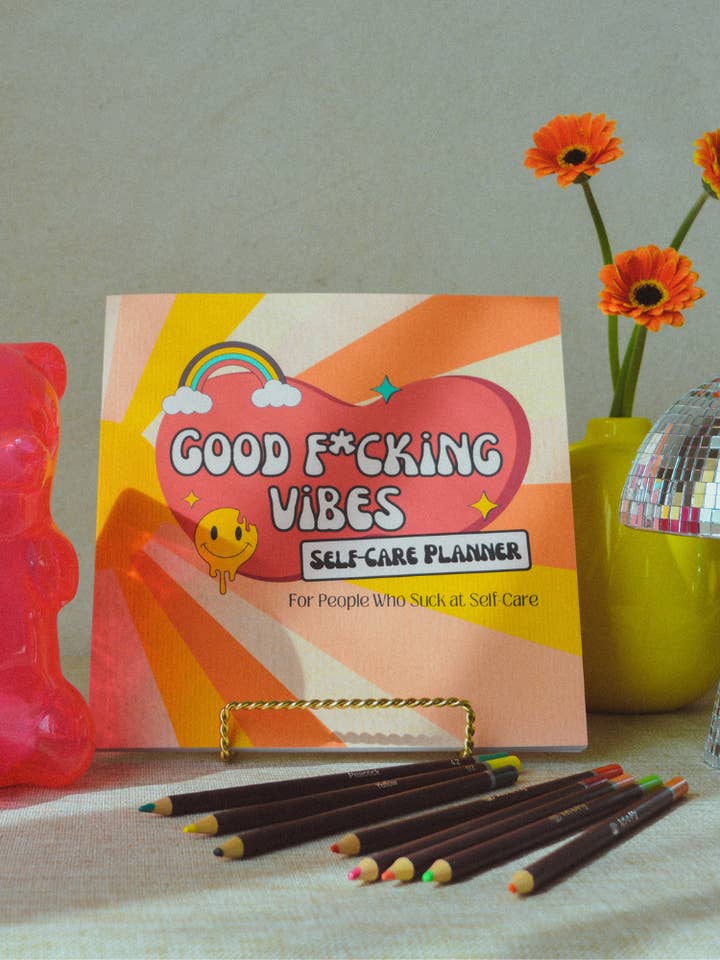 Self-Care Planner for wholesale by Mindful Colorings