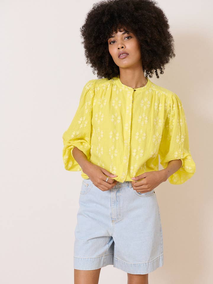 Garance Paris - Vendita all'ingrosso Camicetta - Donna - Blusa in pizzo sangallo - KETTY