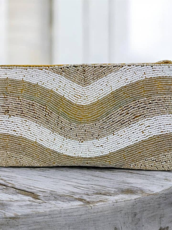 Portafoglio Pochette Trucco Fatto a Mano con Perline per la vendita all'ingrosso da parte di Nai Gifts