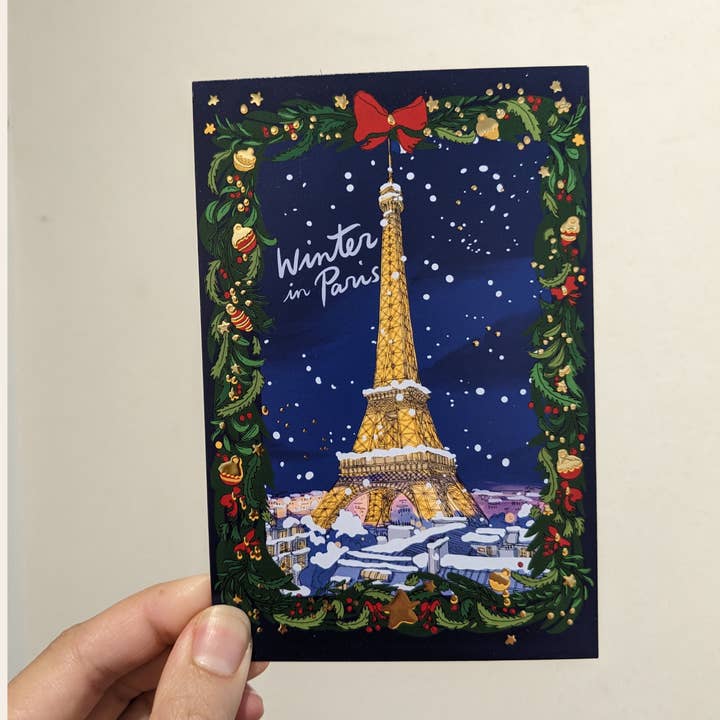 Winter in Paris Crown for wholesale by EMILIE ETTORI ILLUSTRATION