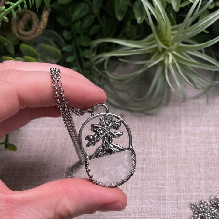 Copper Ashes - Wholesale Pendant/Charm Necklace - Crystal Tree of Life Necklace3