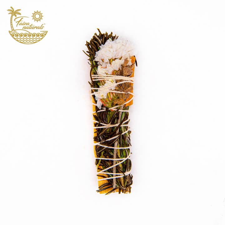 Faiza Naturals - Wholesale Smudge Stick - Palo Santo Floral Herb Smudge - Exclusive Production