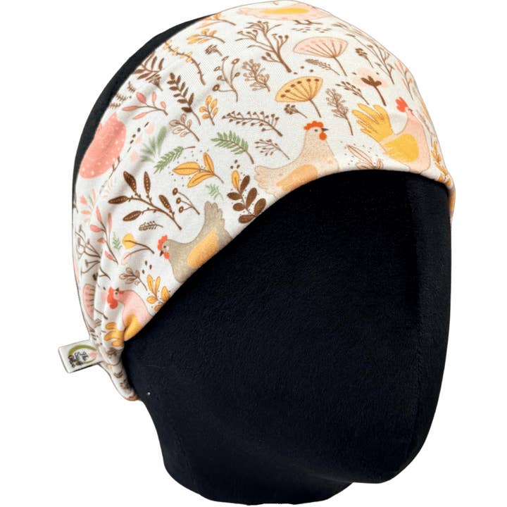 Chicken Chat Stretch Headband for wholesale by The Sassy Olive Handmade Headbands