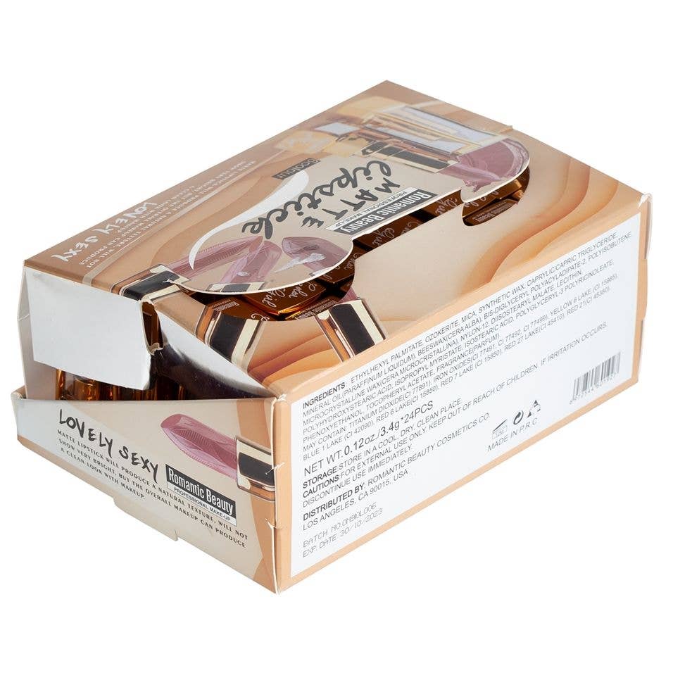 Diacly - Vente Rouges à lèvres - Lot de 24 rouges à lèvres mats nude Luscious3