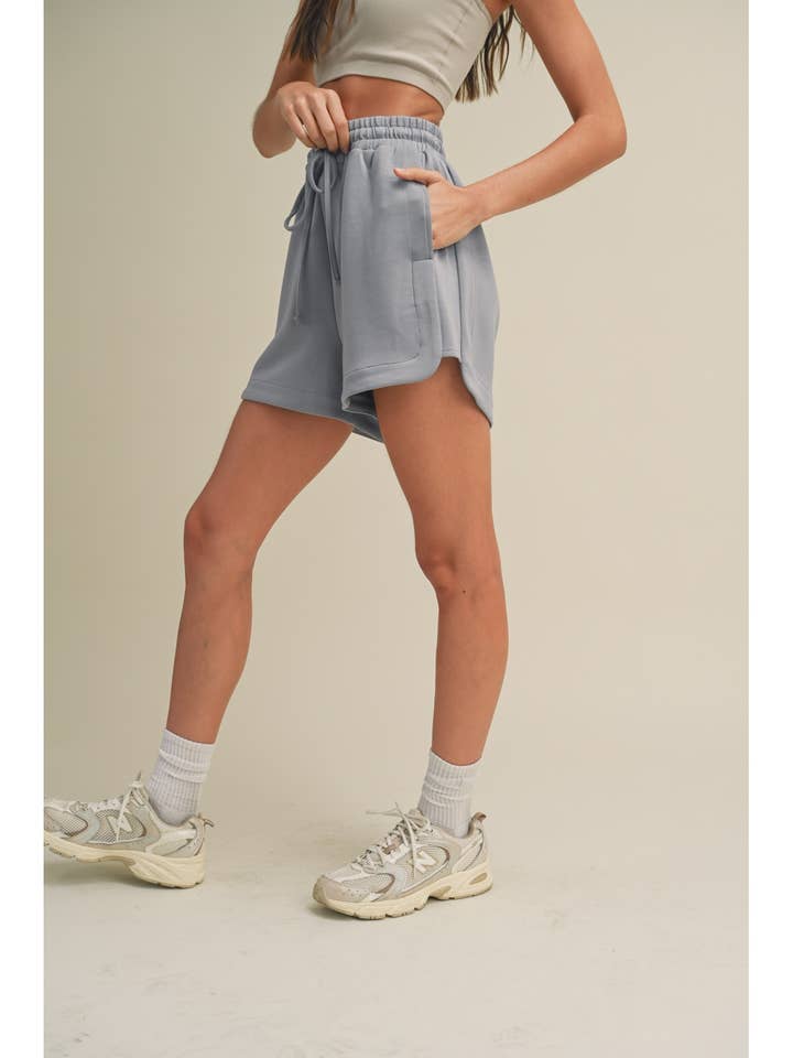 Wishlist Apparel – Calções – Mulher por atacado – CALÇÕES DE MERGULHO COM CORDÃO COM DETALHE LATERAL/WL24-8656B5