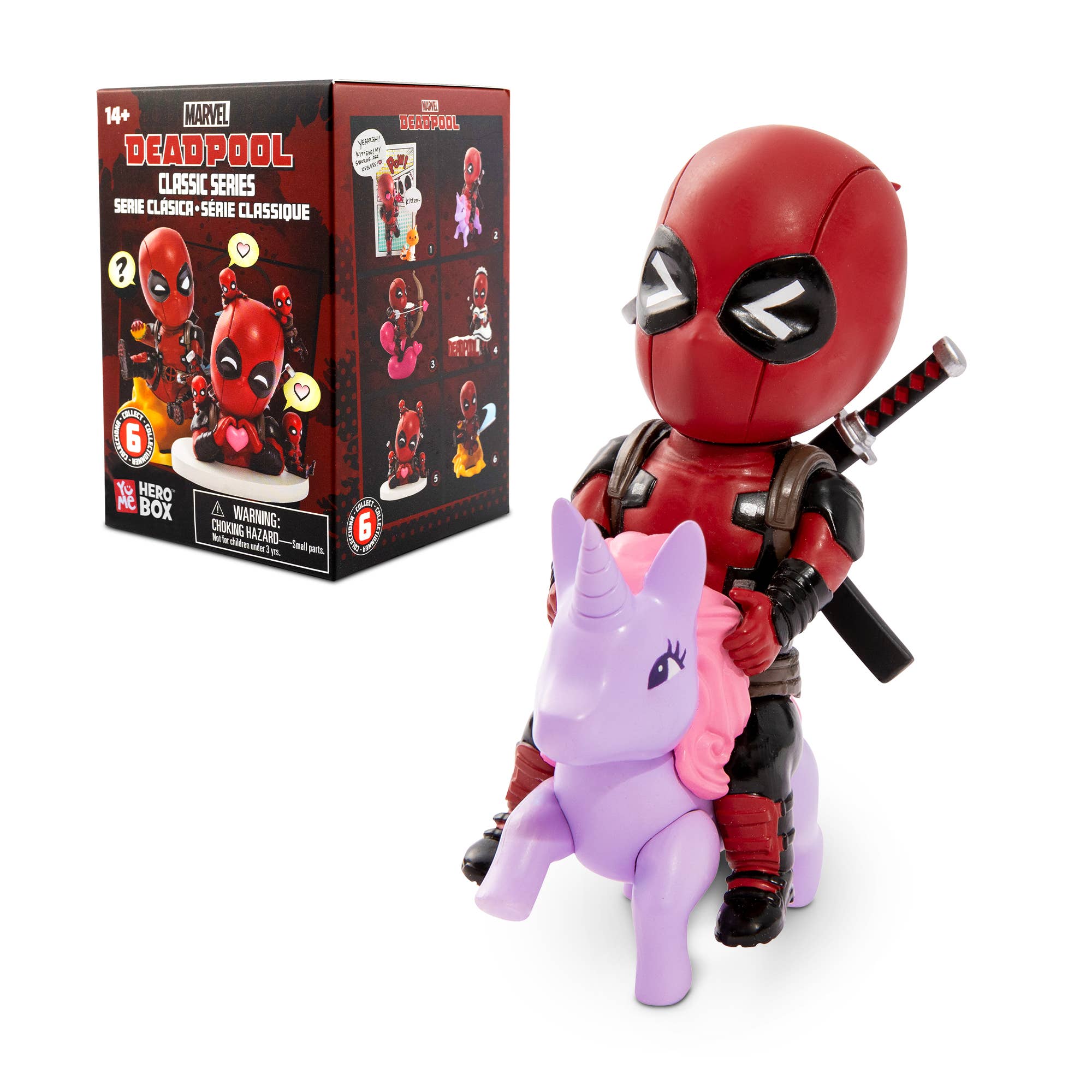Toys Matter Inc. - Wholesale Figurine Toy - Kids - Marvel Deadpool Classic Series Hero Box - Blind Box CDU8