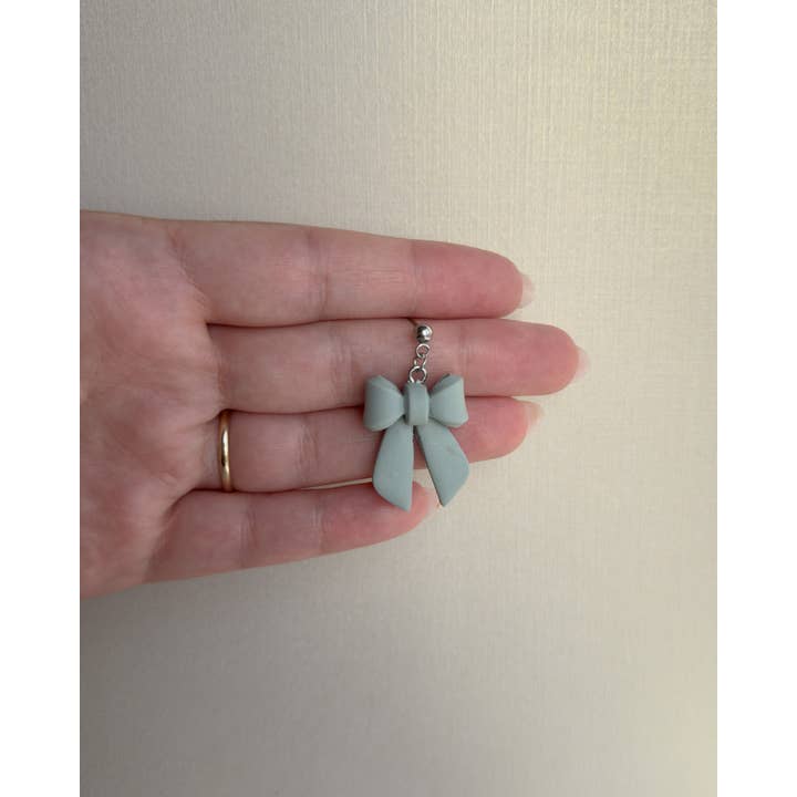 Clay & Fern Co. - Wholesale Dangle Earrings - Maeve Earrings - Polymer Clay Bow Earrings2