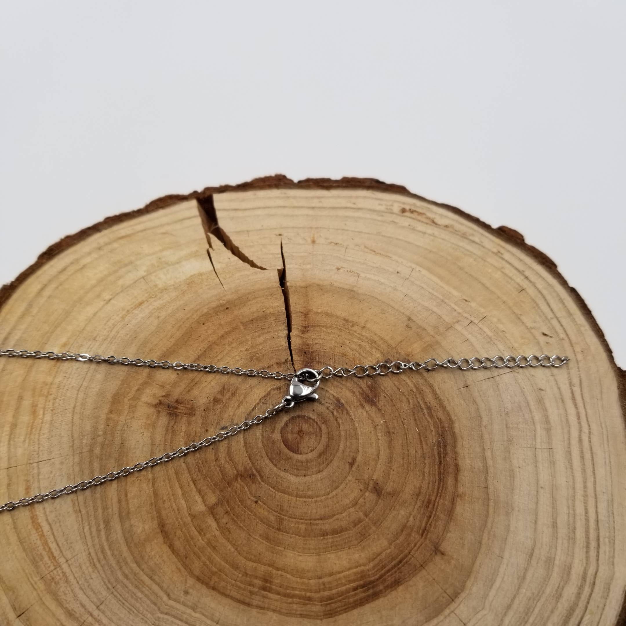 CHAKRA JEWELRY - Wholesale Pendant/Charm Necklace - Natural Stone Double Moon Guardian Stone Necklace2