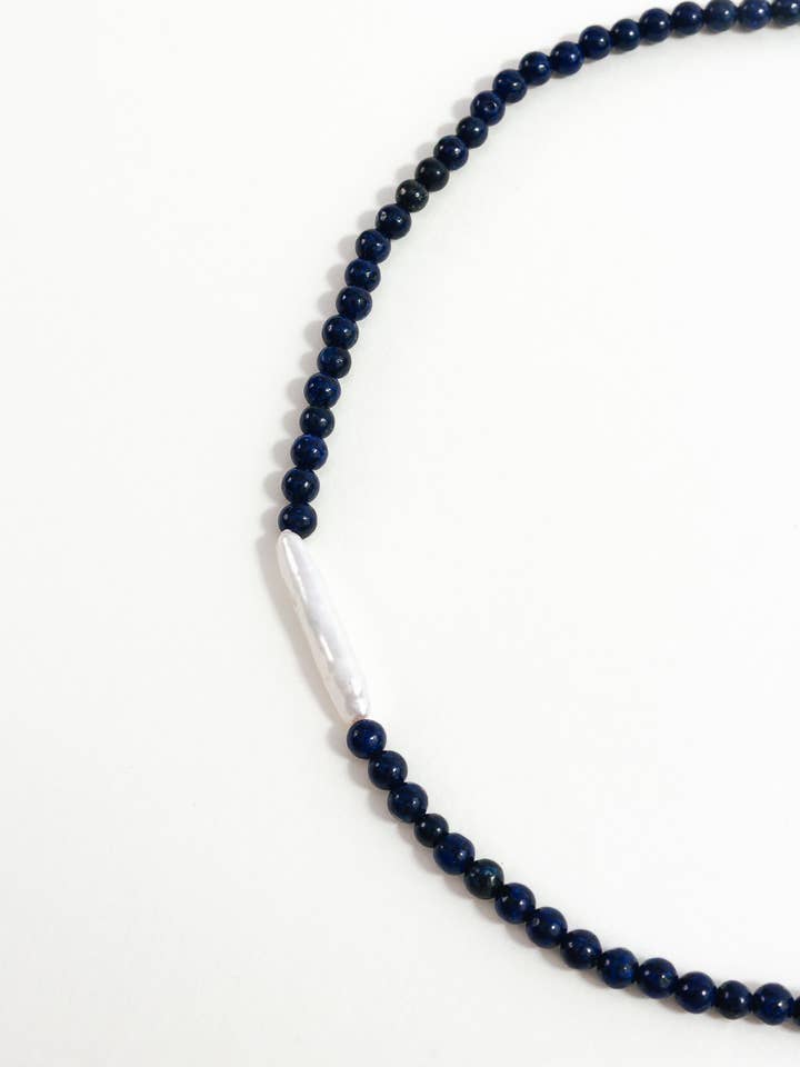 Lazuli Beaded Necklace for wholesale by Câpâ