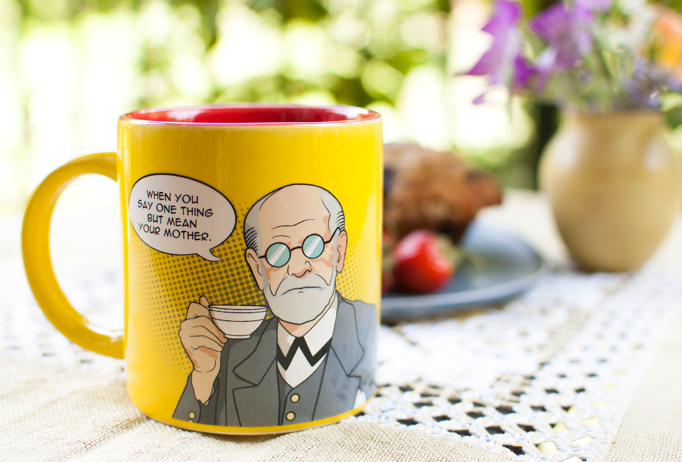 Unemployed Philosophers Guild - Wholesale Coffee Mug - Freudian Sips Coffee Mug3
