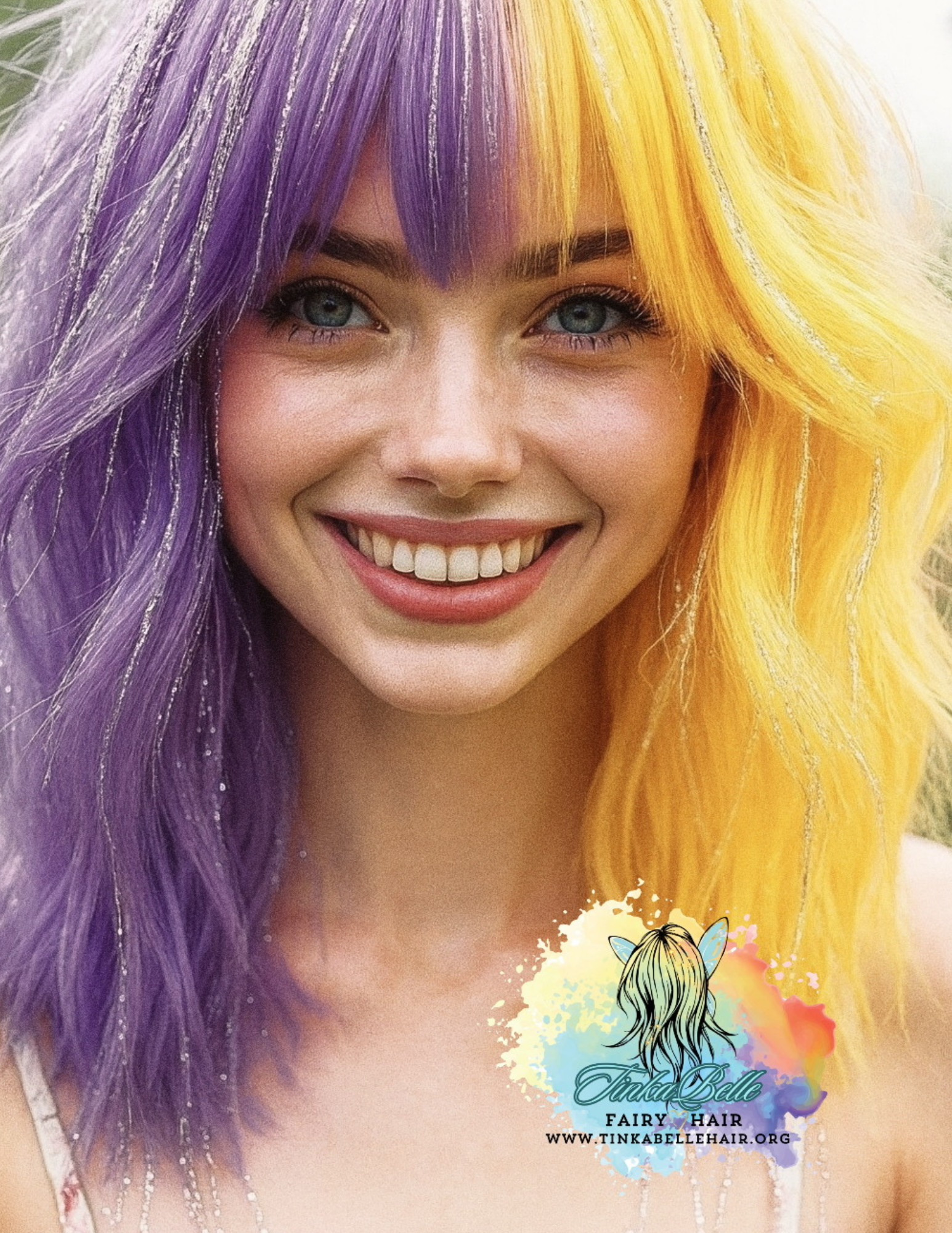 Tinkabelle Hair - Wholesale DIY Craft Kit - DIY Fairy Tinsel Hair Pack2