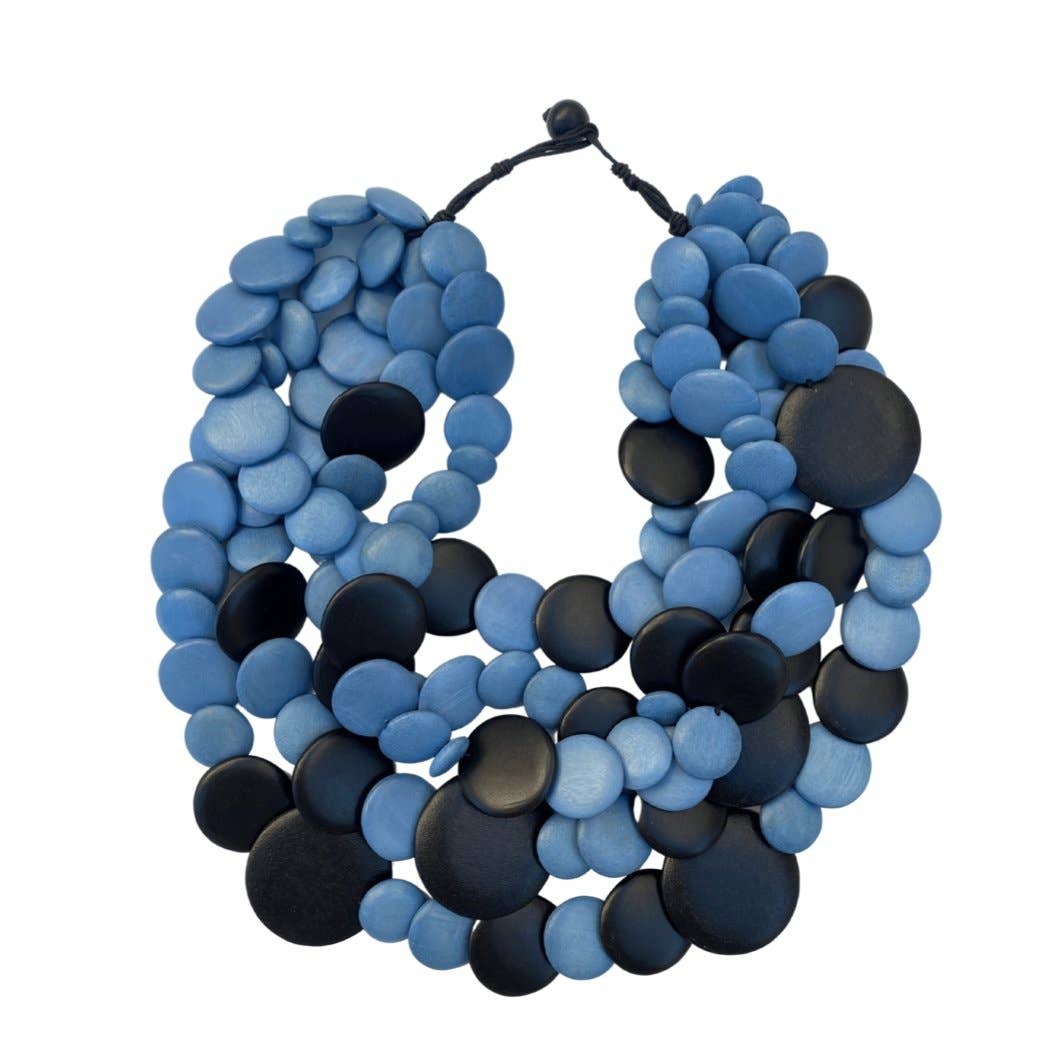 Bijondo - Vendita all'ingrosso Collane di perline/perle - Collana Guinea legno leggera8