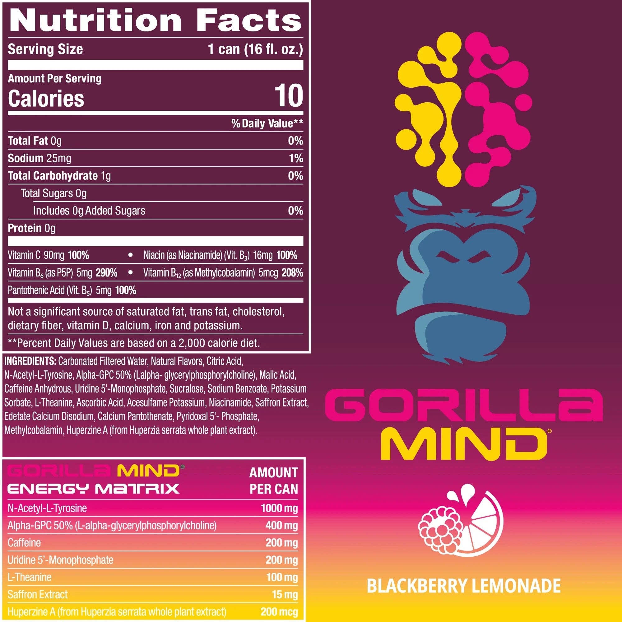 Campus Protein - Wholesale Sports/Energy Drink - Gorilla Mind Energy Drink22