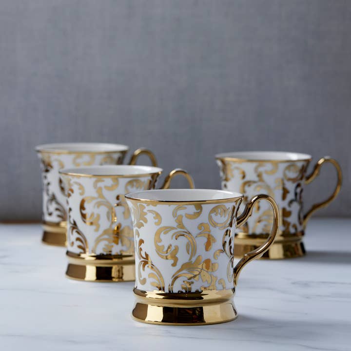 The DRH Collection BV - Wholesale Coffee Mug - Acanthus Mug Gold