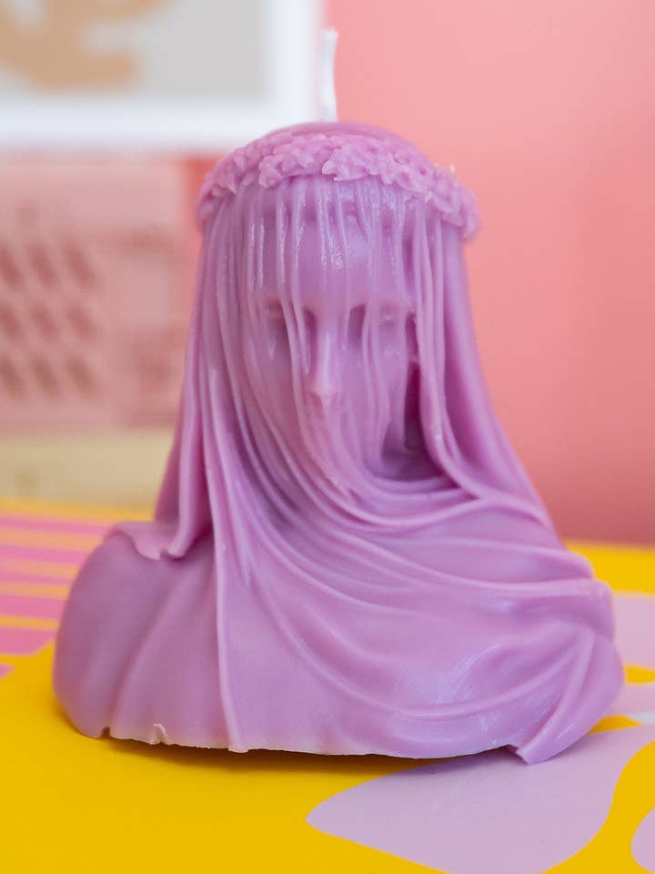 Veckad Kvinnoskulpturdoftljus för wholesale av Candle Lume