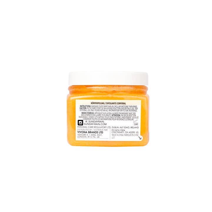 Sunday Rain - Wholesale Body Scrub/Exfoliant - Sunday Rain Body Scrub Mango & Coconut