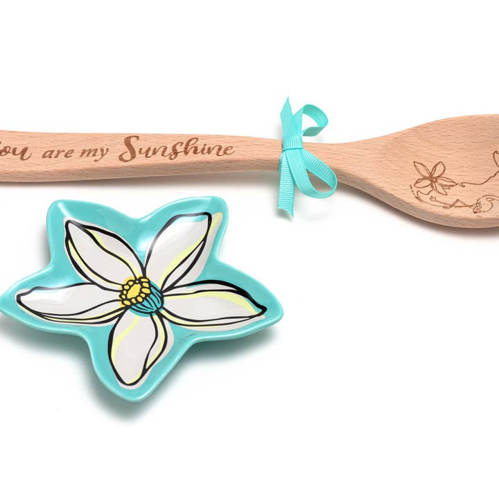 Orange Blossom (Florida state flower) Spoon Rest for wholesale by BURANO