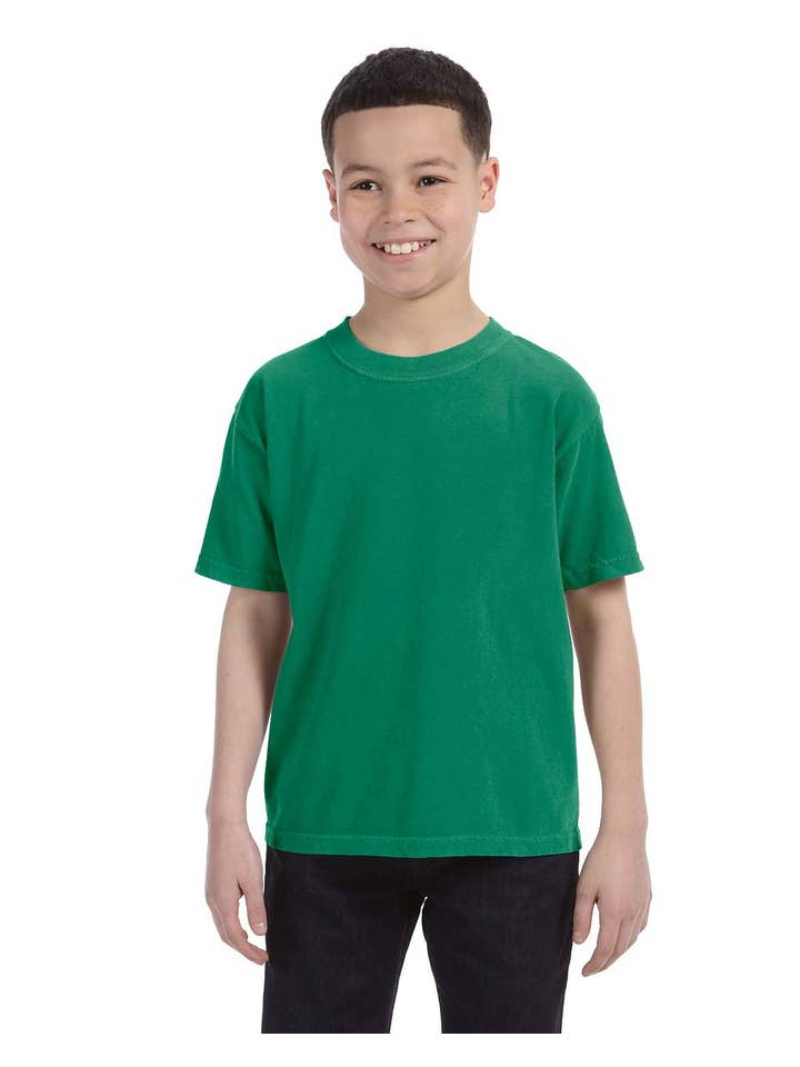 Total Apparel - Wholesale T-Shirt - Kids - Comfort Colors Garment-Dyed Youth Midweight T-Shirt | C901825