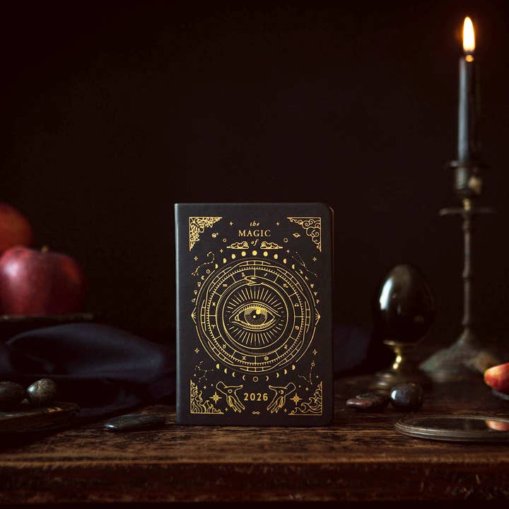 2026 Astrological Pocket Planner - Black for wholesale by Magic of I.