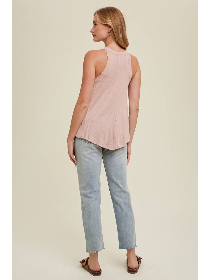 Wishlist Apparel - Wholesale Tank Top - Women's - FLARED CASUAL TANK TOP / WL20-4004