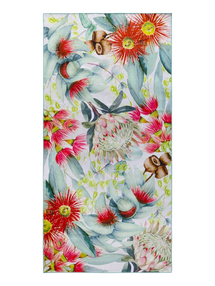 Eco-Friendly Native Botanic Beach Towel for wholesale by Sundust Cosmetics PTY LTD