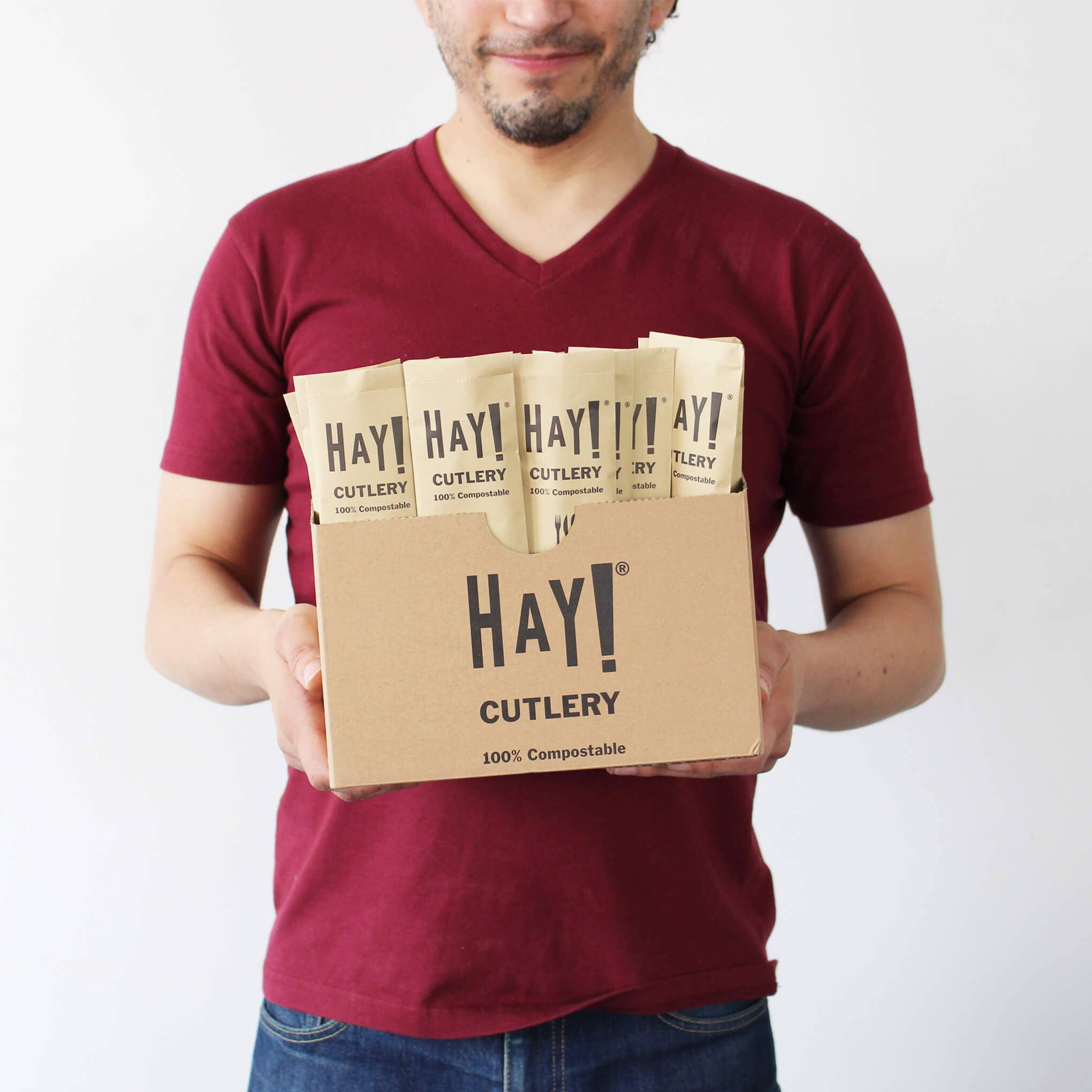 Hay Straws - Wholesale Assorted Cutlery Set - Wrapped Bamboo Cutlery Set - Full Case9