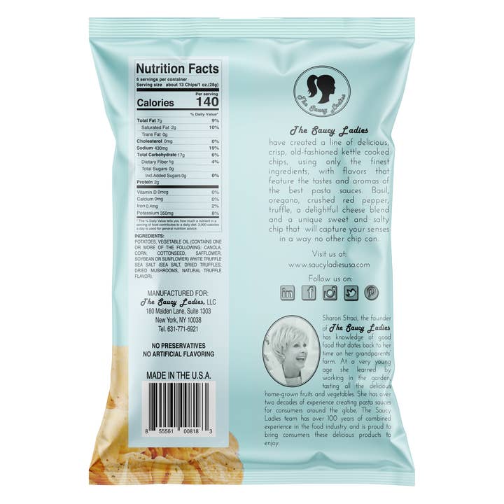The Saucy Ladies - Wholesale Crisps - Saucy Ladies Truffle Kettle Chips - 6oz1