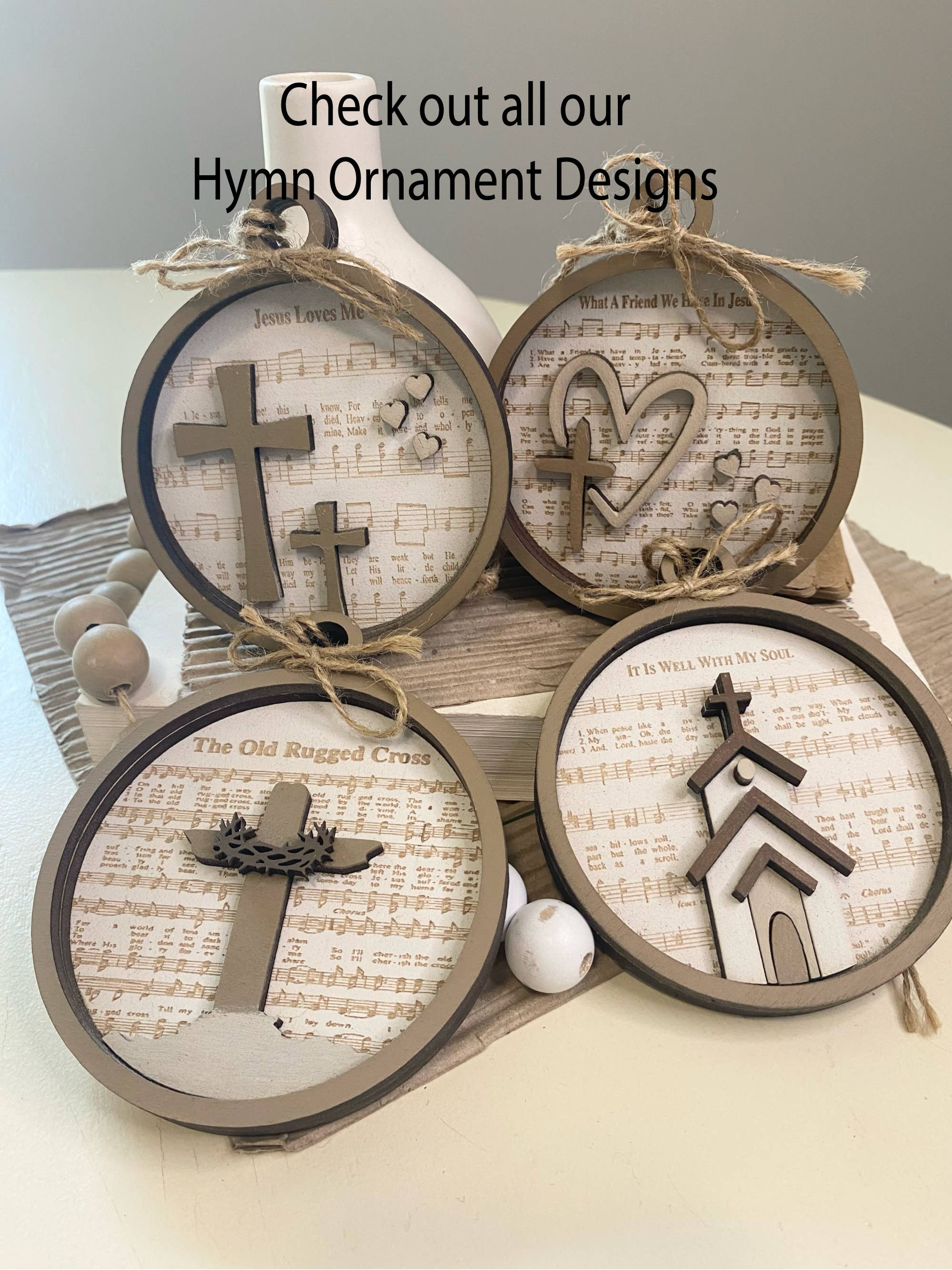 Pine Designs - Wholesale Ornament - Away in the Manger Ornament or Gift Tag16