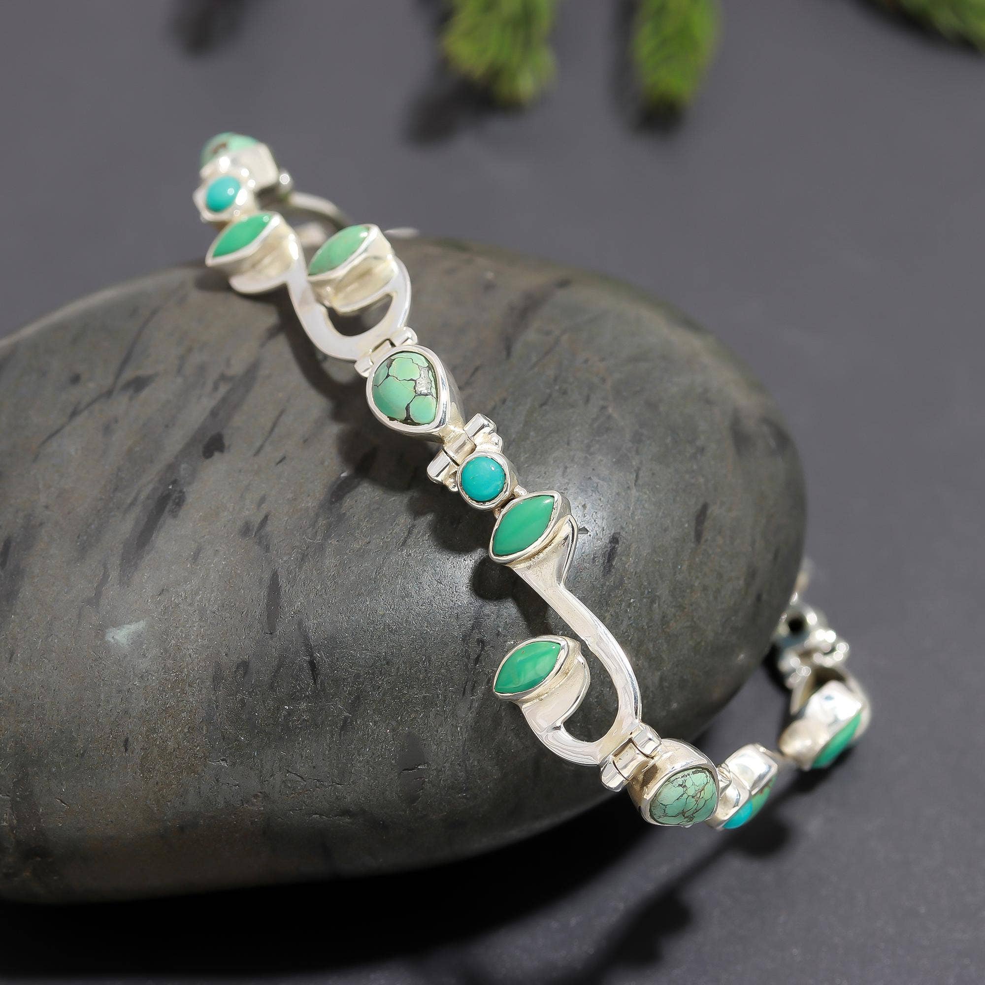 アクセサリー EmeraldValleyTurquoise sterling bracelet V-135510802_1_565.jpg?pristine