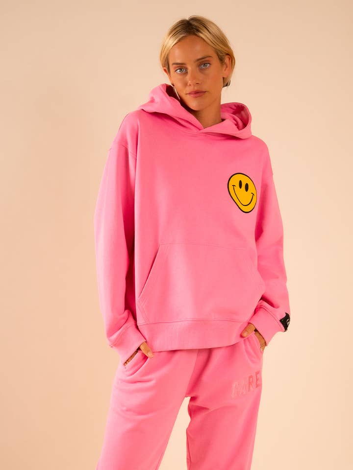 Rosa Hendrix Sudadera 100 Cosas Feliz Rosa de venta al por mayor en Faire8