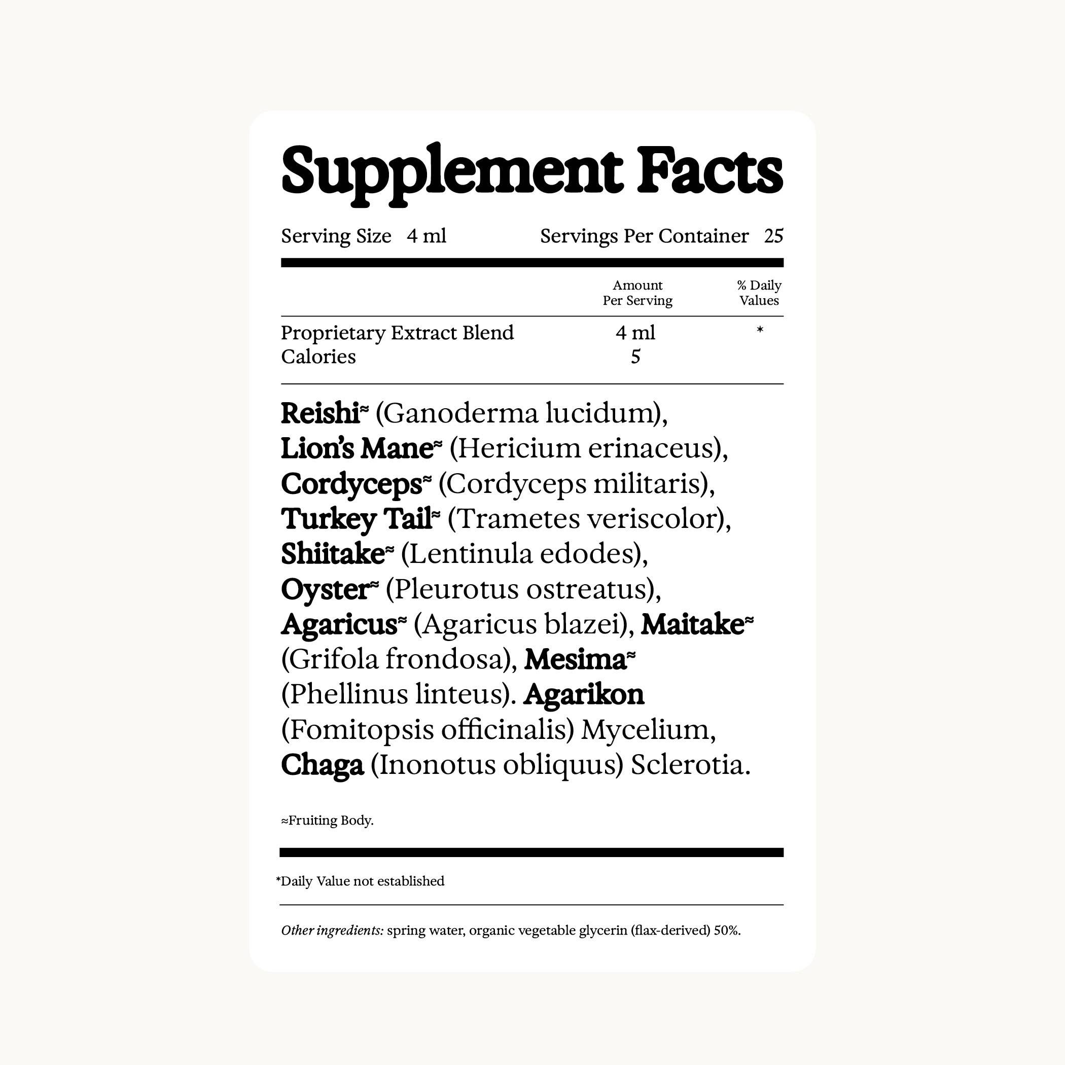 Rainbo - Wholesale Tincture - 11:11 Super Multi-Mushroom Tincture Alcohol Free2