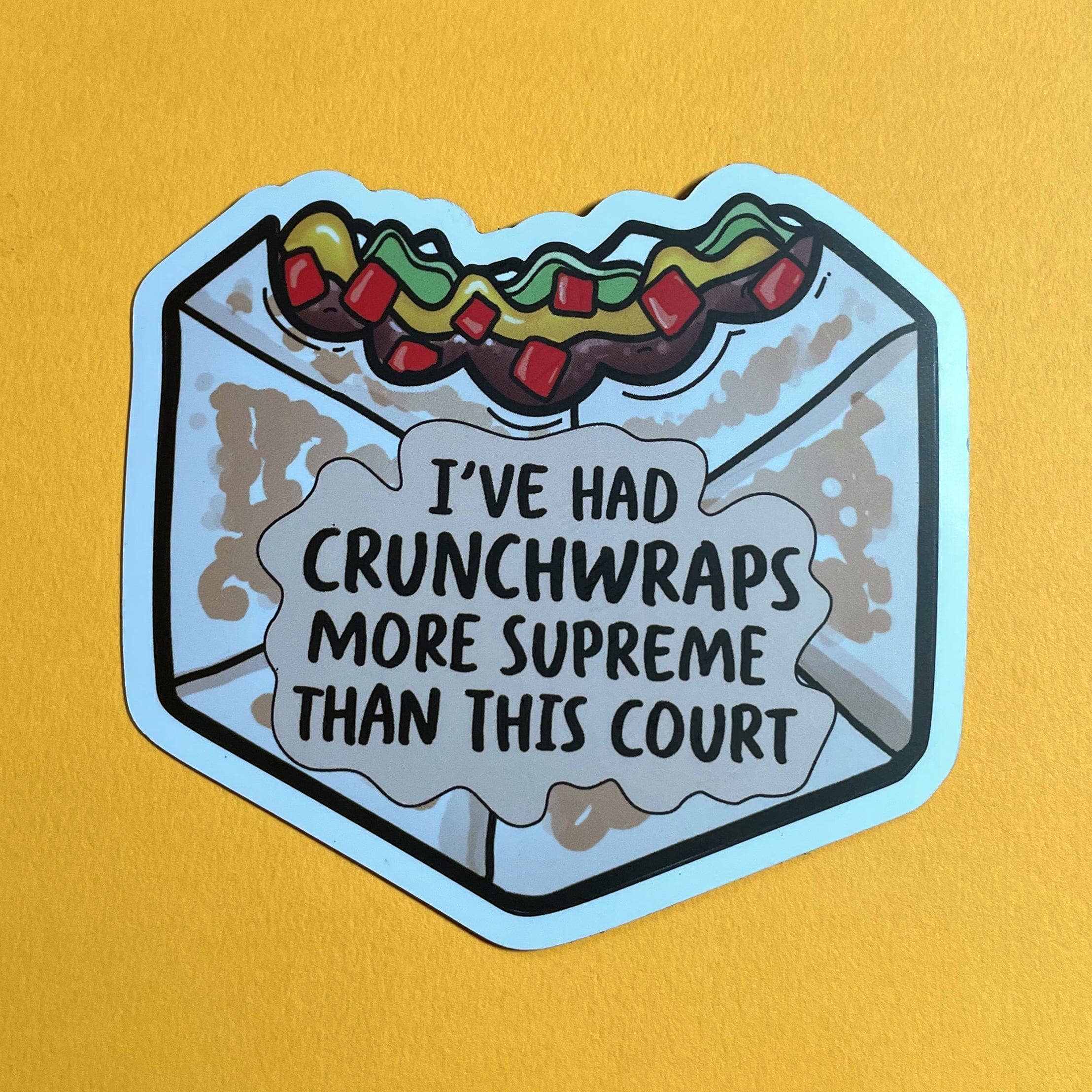 Dissent Pins - Wholesale Magneet - Ik heb Crunchwraps gehad die beter zijn dan deze Court-automagneet3