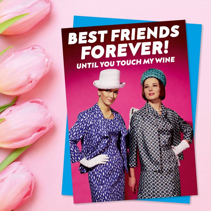 Dean Morris Cards - Wholesale Birthday Card - Best friends forever Greeting Card