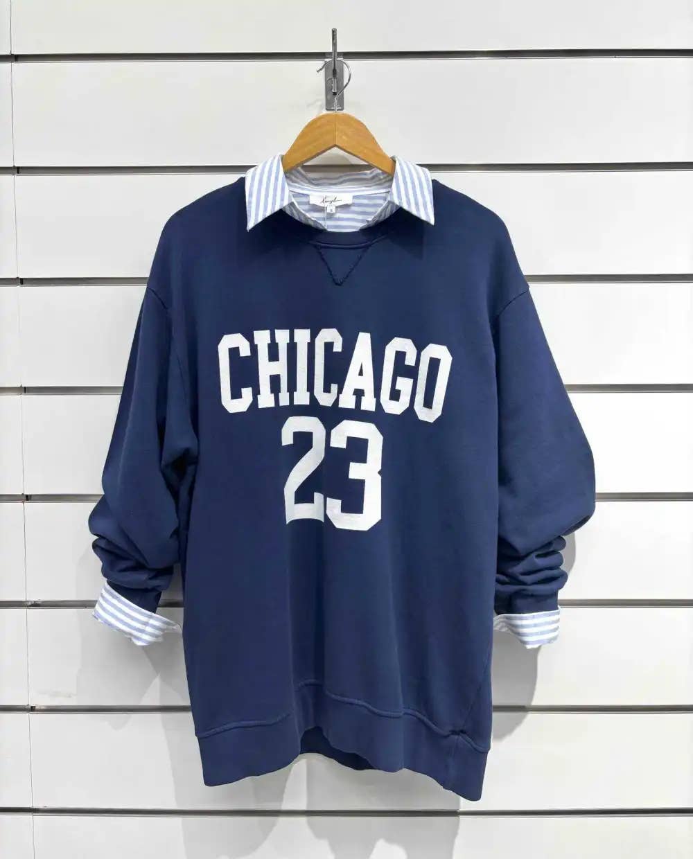 Chilli Girl Collection – wholesale Sweatshirt - Dam – Chicago 23 sweatshirt med rund halsringning