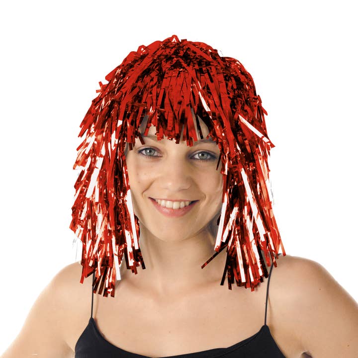 Party Pro - Wholesale Costume - Unisex - RED DISCO WIG