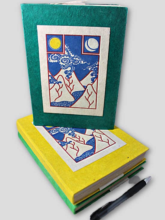 Hardcover Journal Mountain, Tree-Free for wholesale by Ganesh Himal Trading