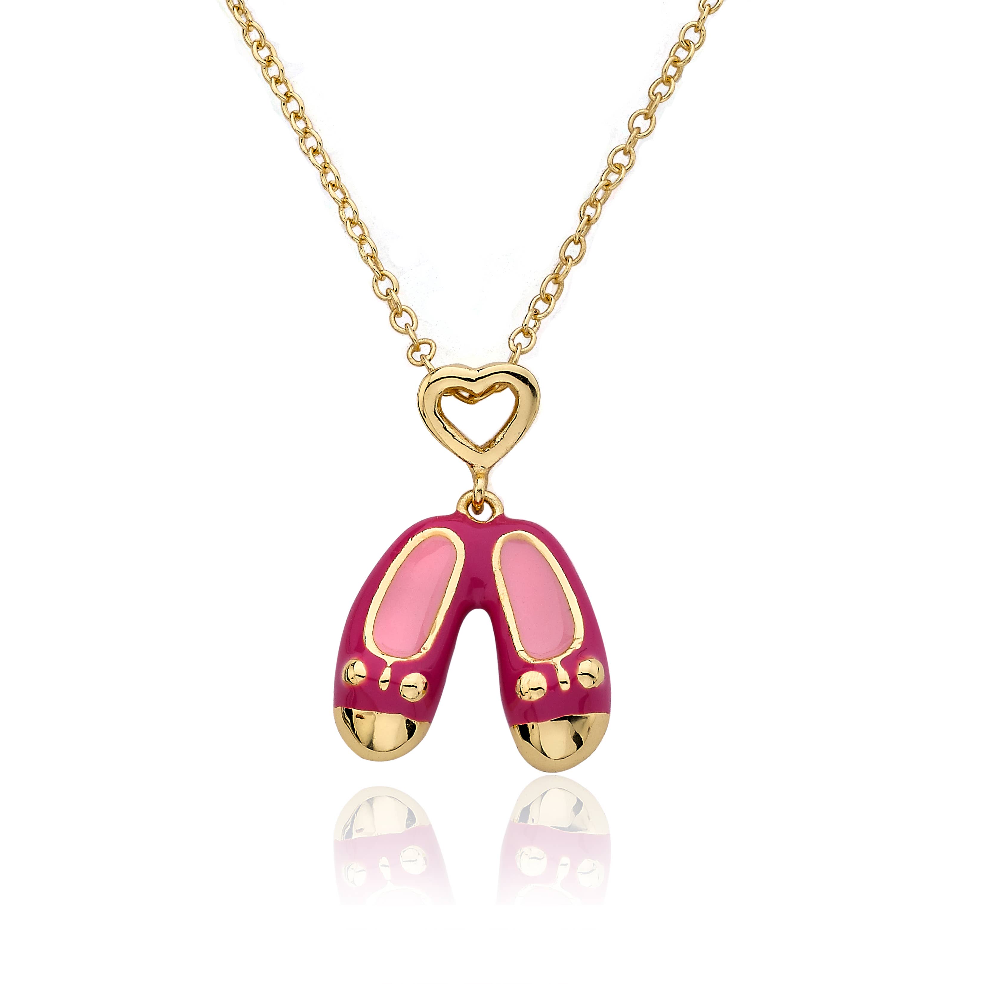 Gold Rose Zama and Enamel 4 necklace available in 2 colors