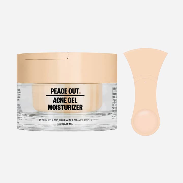 Acne Gel Moisturizer for wholesale by Peace Out Skincare