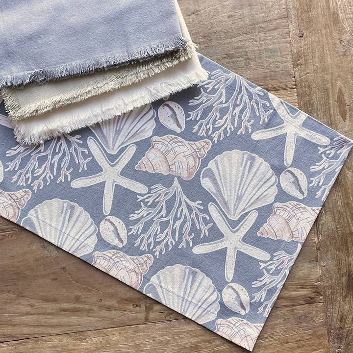 Placemat de conchas por atacado de Mahogany