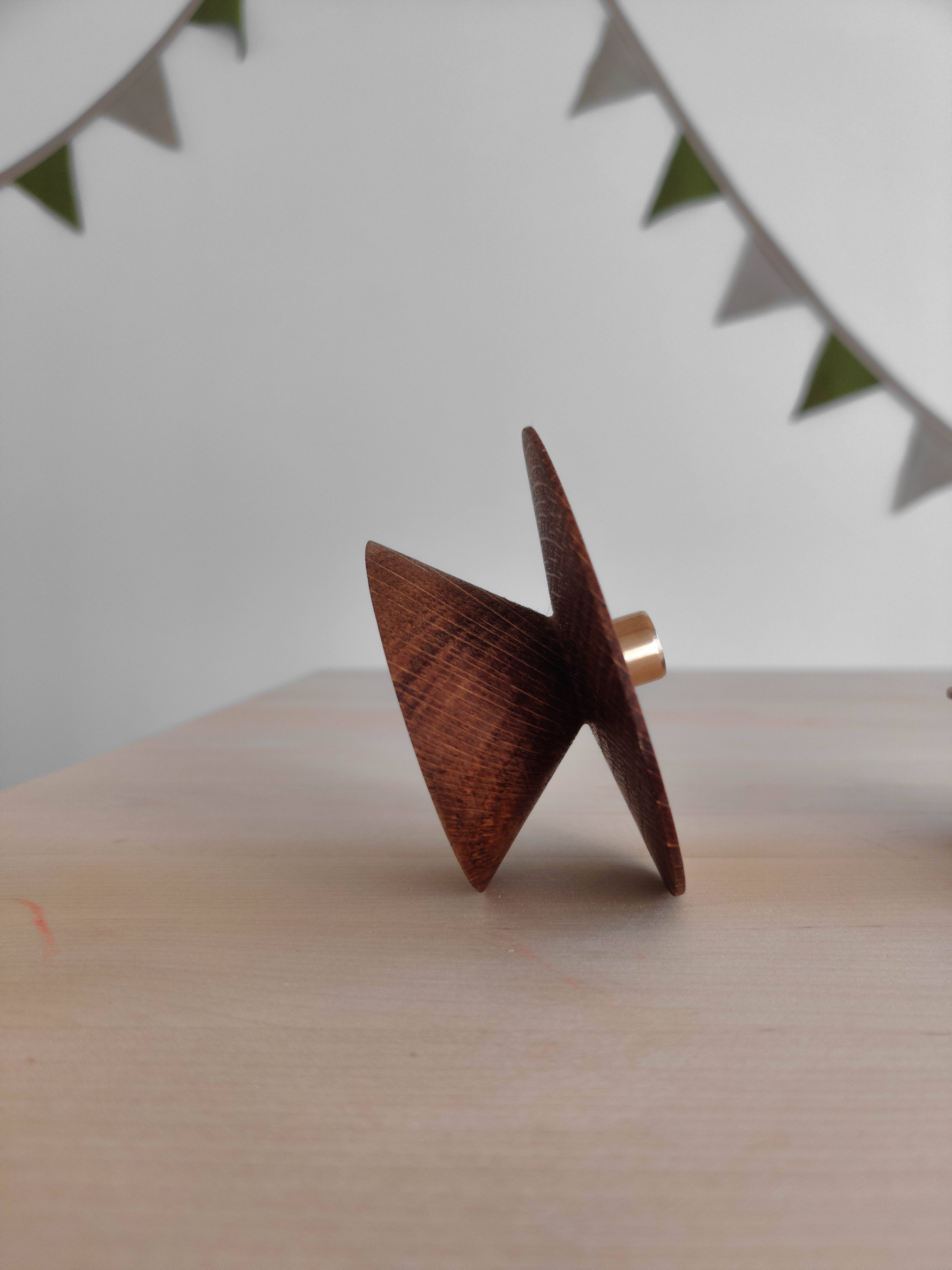 korys - Wholesale Candle Holder - Oiled oak candle holder / 2 pcs1